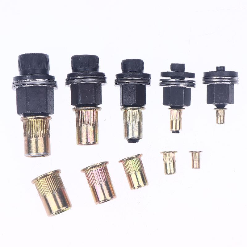 11Pcs Manual Riveter Nut Tool Accessory For Nuts M3 M4 M5 M6 M8 M10 M12 Simple Installation Hand Rivet Nut