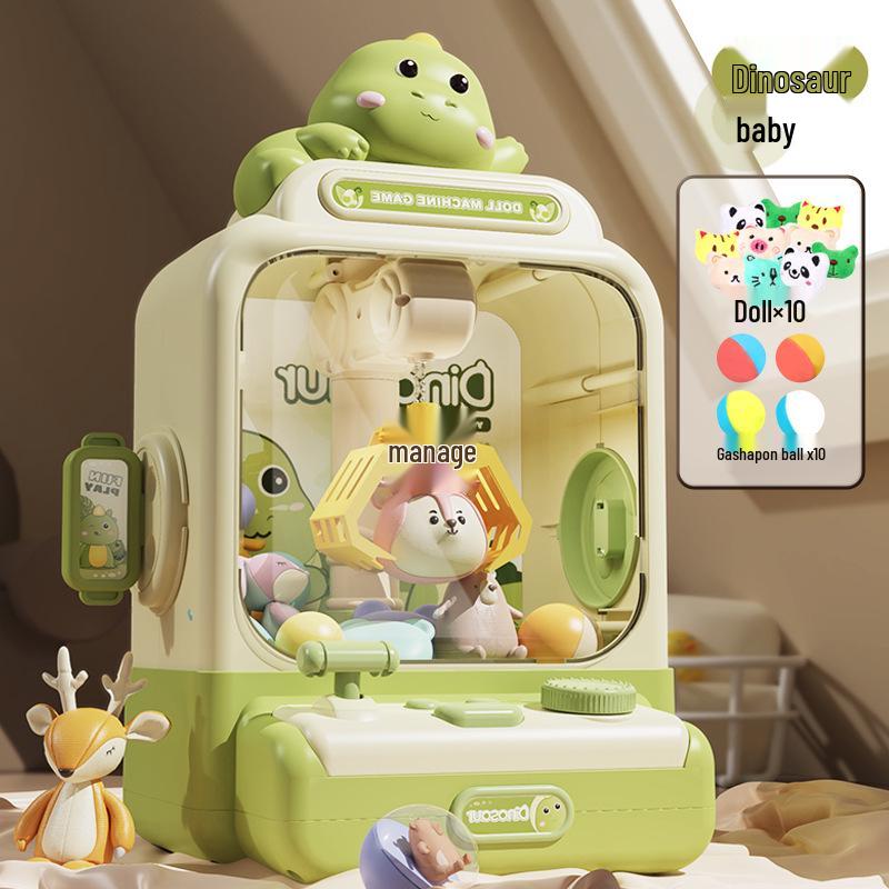 Mini Claw Machine - Kids Electric Toy for Grabbing Plush Toys & Gashapon
