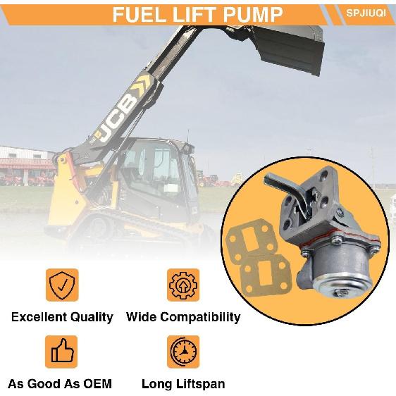 Fuel Lift Pump ULPK0034 4224451M91 2641A067 for Perkins 1004.4 CAT 3054 Engine Fits Massey Ferguson 271 281 3175 4225 4233 4235 4240 JCB 1105 1110