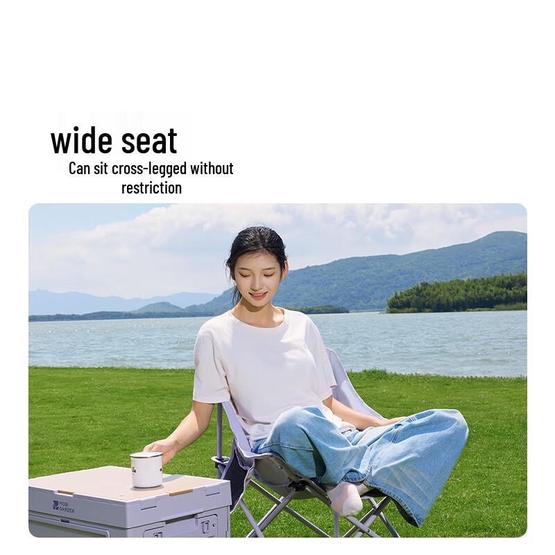 MOBIGARDEN Folding Moon Camping Chair