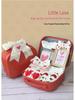 Red Heart Baby Gift Box: Festive Blessing for Newborns and Little Princesses - First Birthday, Hundred Days Celebration