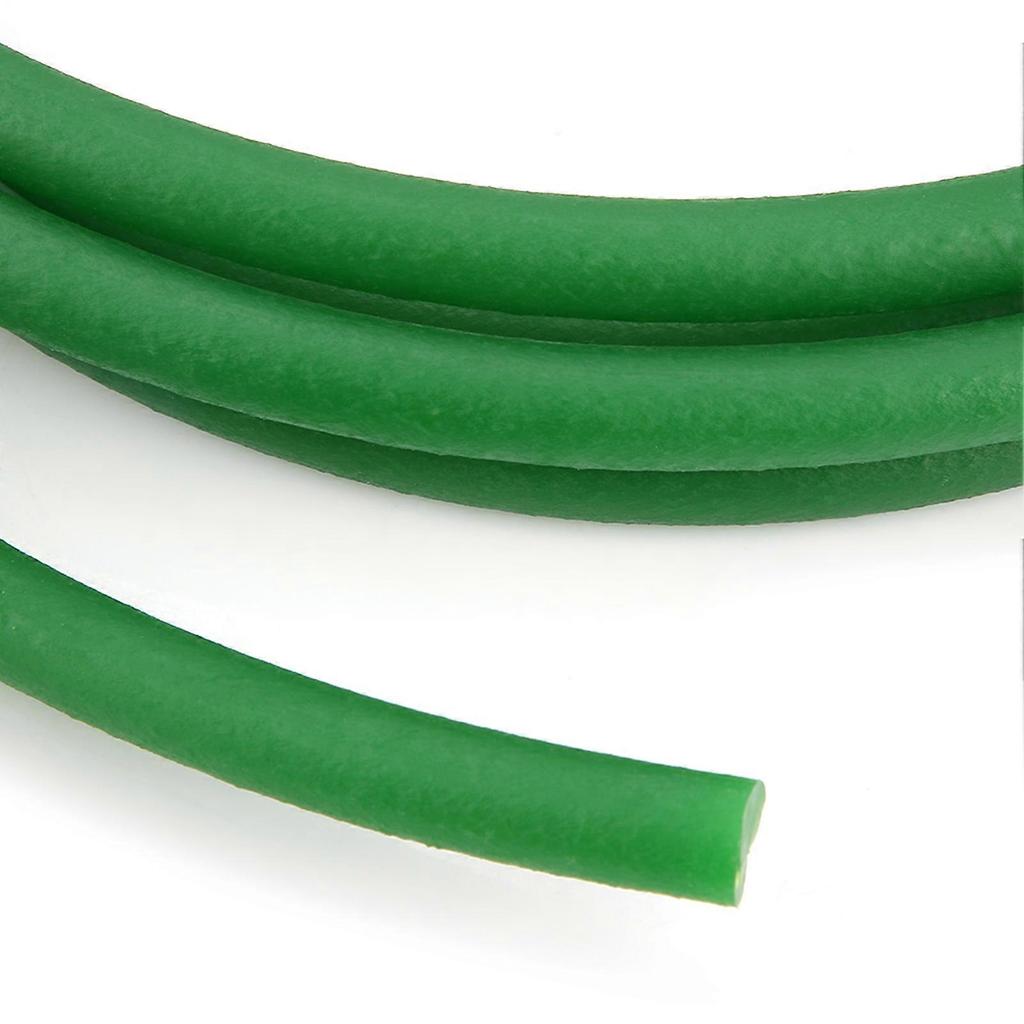 Green Rough Surface PU Polyurethane Round Belt for Drive Transmission(10mm*3m)