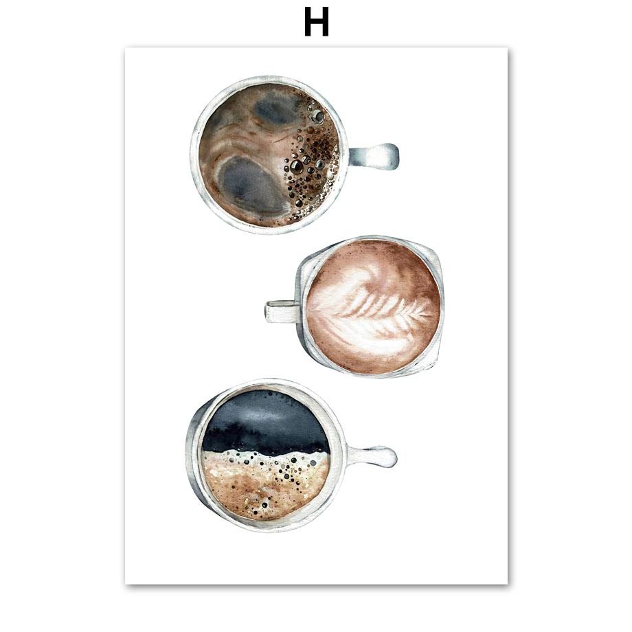 But First Coffee Arabica Kitchen Asthetic Wall Art Canvas Painting Nordic Posters & Prints Wall Pictures For Coffee Bar Decor