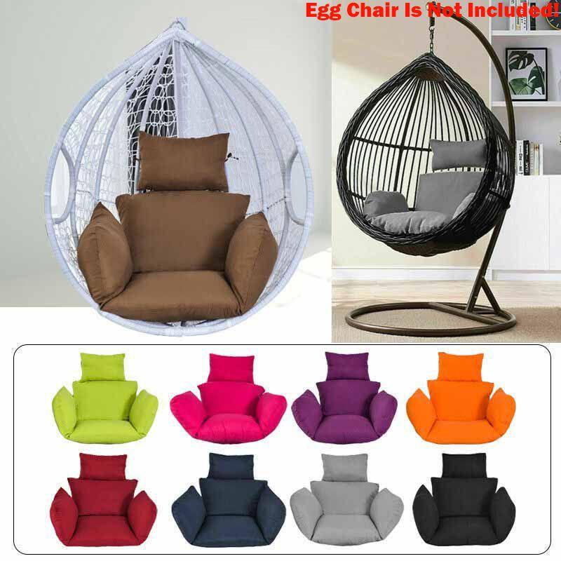 Rattan Swing Patio Garden Weave Hanging Egg Chair Wcushion In Or Pad Outdoor
