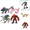 West Mythology Creatures Pvc Octopus Monster Shadow Wolf Statue Collection With Dynamic Figures For Display And Gift
