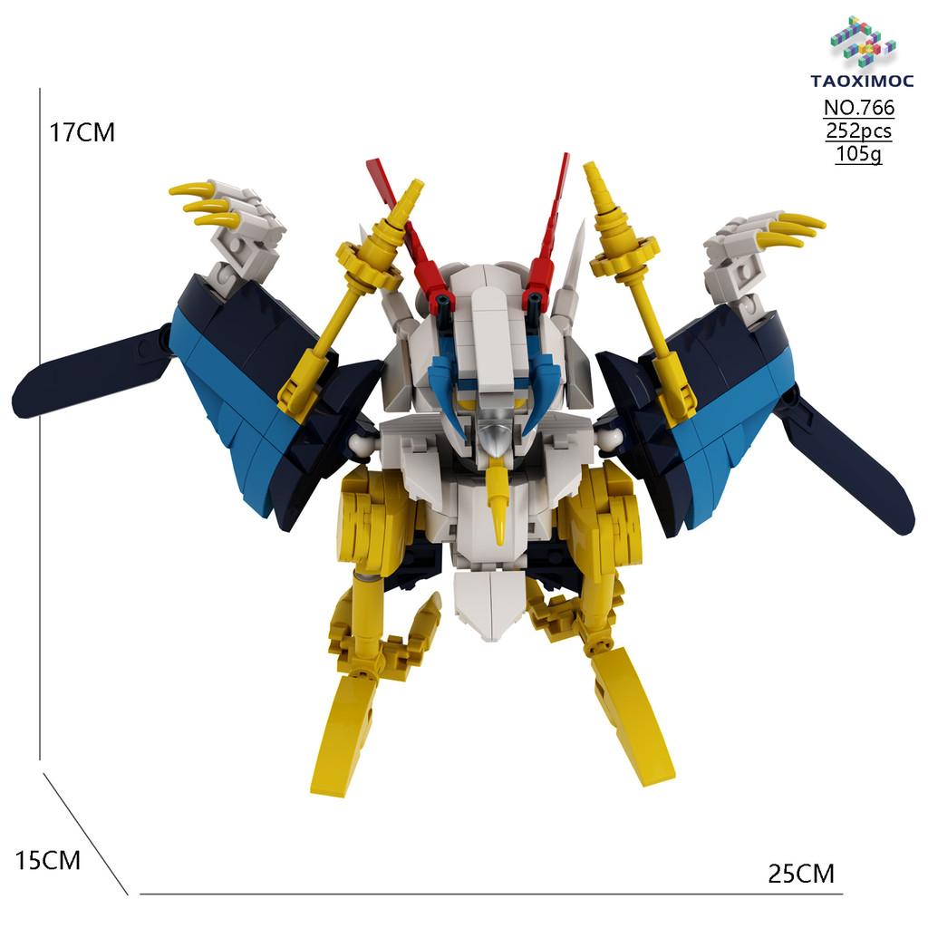 

Building Block Crossover: Ultimate Collectible Action Model Kit - Interlocking Mech Design with Poseable Joints & Character Figures 1