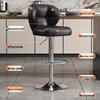 Luxury Adjustable Bar Stool with Backrest for Home or Reception