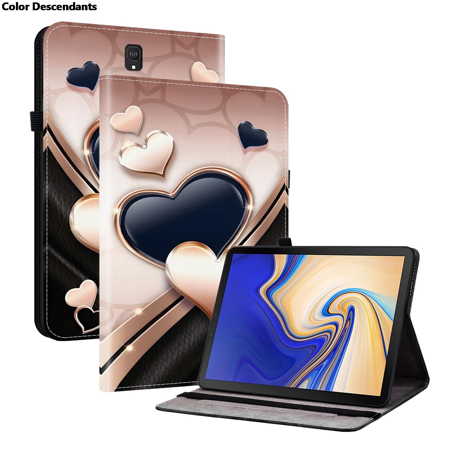 

Painted Crystal Pattern Case For Samsung Galaxy Tab S4 10.5 Butterfly Leather Tablet Back Cove For SM-T830 SM-T835 t830 Case Tab S4 10.5