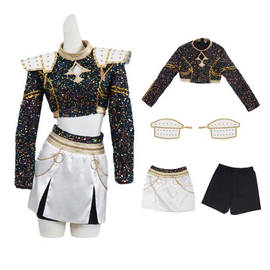 Girls Demon Hunters Costume Halloween Pop Singer Cosplay Outfits Full