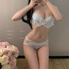 Sexy Lace Floral Bras For Women Push Up Bras Wireless Backless Underwear