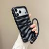 Textured Lanyard Phone Case for iPhone 16 Pro Max, Compatible with New Apple 14/13 Models