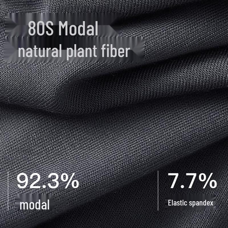 LANGSHA Men's Modal Ice Silk Anti-Chafe Boxer Briefs