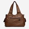 Fashion Pu Leather Handbags Soft Large Capacity Tote Bags Multifunctional Retro Crossbody Bag Women