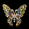 Butterfly Jewelry Pin With Drop Oil Craft For Fashion Females