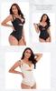 European Lace Zipper Bodysuit: Rubber Chest Binding, Abdomen Tightening, Hip-Lifting, Body-Shaping Lingerie for Women