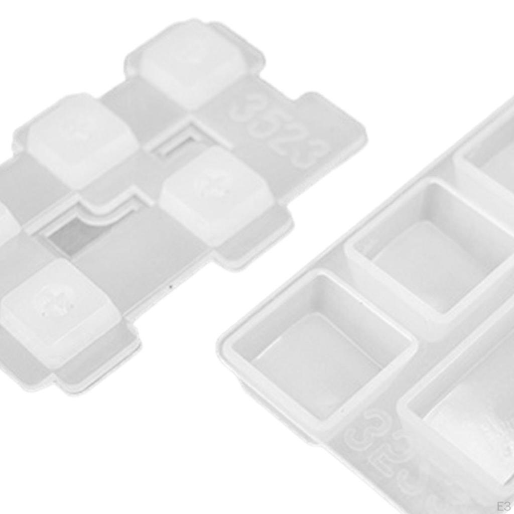 Resin Casting Tool Silicone S In Keyboard Shapes for Chocolate, Jelly, Sweets, Desserts, Baking Soap