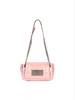 [Matinkim] GLOSSY QUILTING SMALL CHAIN BAG IN PINK