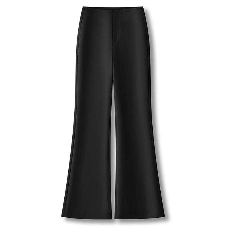 Women's High-Waist Slimming Orange Flared Pants - Spring 2025 Collection