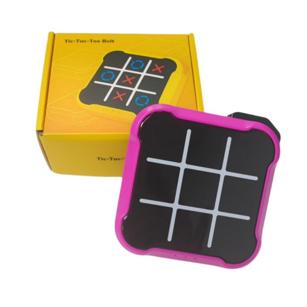 

Tic-Tac-Toe Electronic Chess Board Game Multi-Function Portable Table for Adults Kids Educational Family Travel Size Board Games