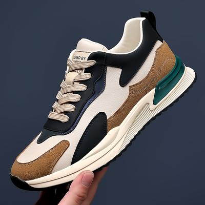 Fashion 2024 New Men's Shoes Spring and Autumn Versatile Fashion Shoes Sports Running Casual Shoes Thick Sole Elevated Men's Shoes Tênis