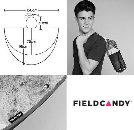 Field Candy Adult Rain Grass Pattern Poncho/Raincoat, [Used]