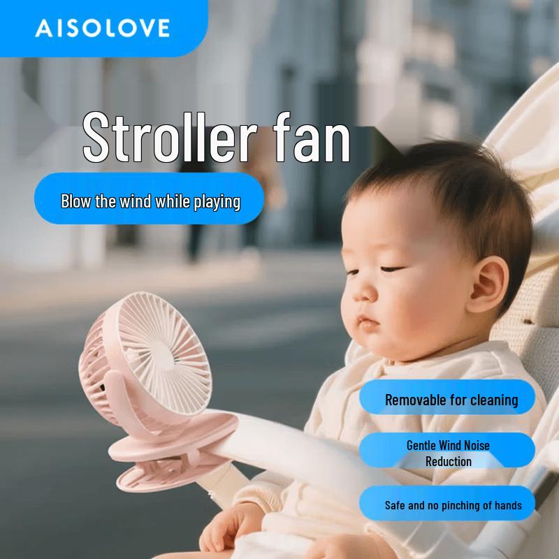 SuLe F3 USB Mini Clip-On Portable Fan