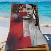 Singer R-Rihanna-S Towel Sports Quick Dry Travel Camping Gear Sandproof Soft Light Large Beach Towel
