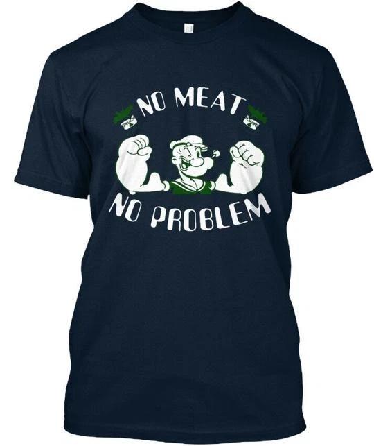 No Meat Problem Vegan - Premium TTshirt Made in the USA Size S to 5XL S