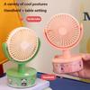 Practical Small Cooling Fan Air Circulation Fan with Adjustable Speed & Light Suitable for Indoor Desk Table Mounting