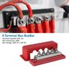 Bus Bar Terminal Block Car M10 5 Way Busbar Terminal Block Power Distribution Block For RV Car Boat Yacht Truck  600A 12V-48V DC