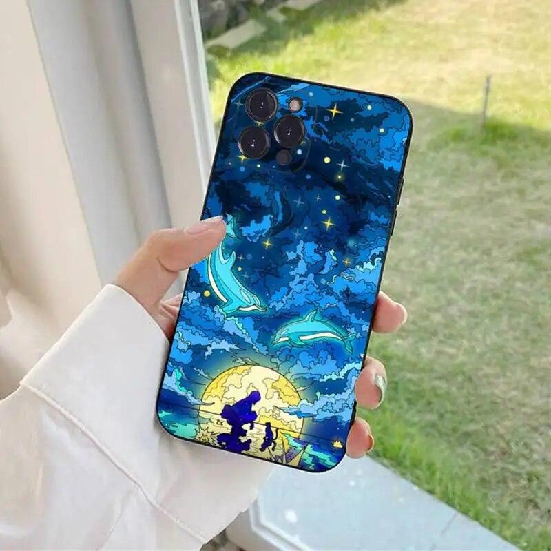 Pouzdro na telefon Whale pro iPhone Samsung Galaxy Redmi Xiaomi Oppo OnePlus Note SA 7 8 9 10 11 12 13 14 20 21 22 23 53 54 Pro Max Plus Ultra TPU Soft