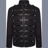 Ropa Gótica Steampunk para Hombre Chaquetas Militares Chaqueta Medieval Vintage Cuello Alto Abrigo Rock para Hombre Abrigo Punk Retro
