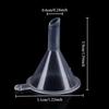 3/5PCS Petit Entonnoir en Plastique Entonnoir de Distribution de Parfum Entonnoir à Vaporisateur Distributeur Gadgets de Cuisine Domestique pour la Distribution de Liquide
