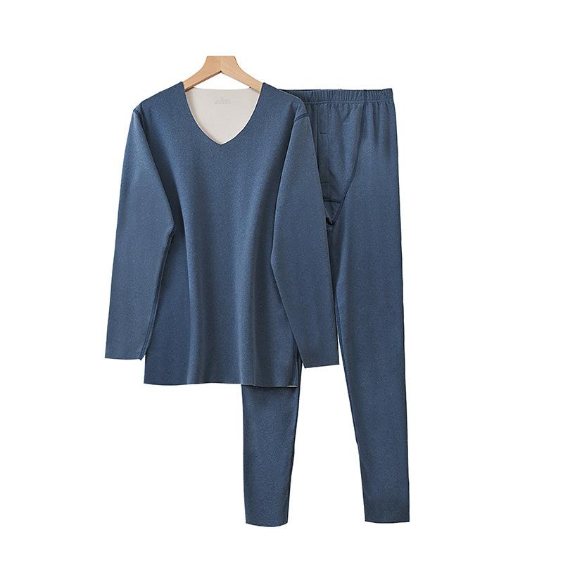 Imitation Cashmere Silk, Men's and Women's Thermal Underwear Set, Autumn Clothes, Autumn Pants, Men's Thin Autumn Clothes