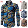 Fashion Mens Summer Casual Dress Shirt With Vibrant Floral Design And Comfortable Cotton Blended Fabric