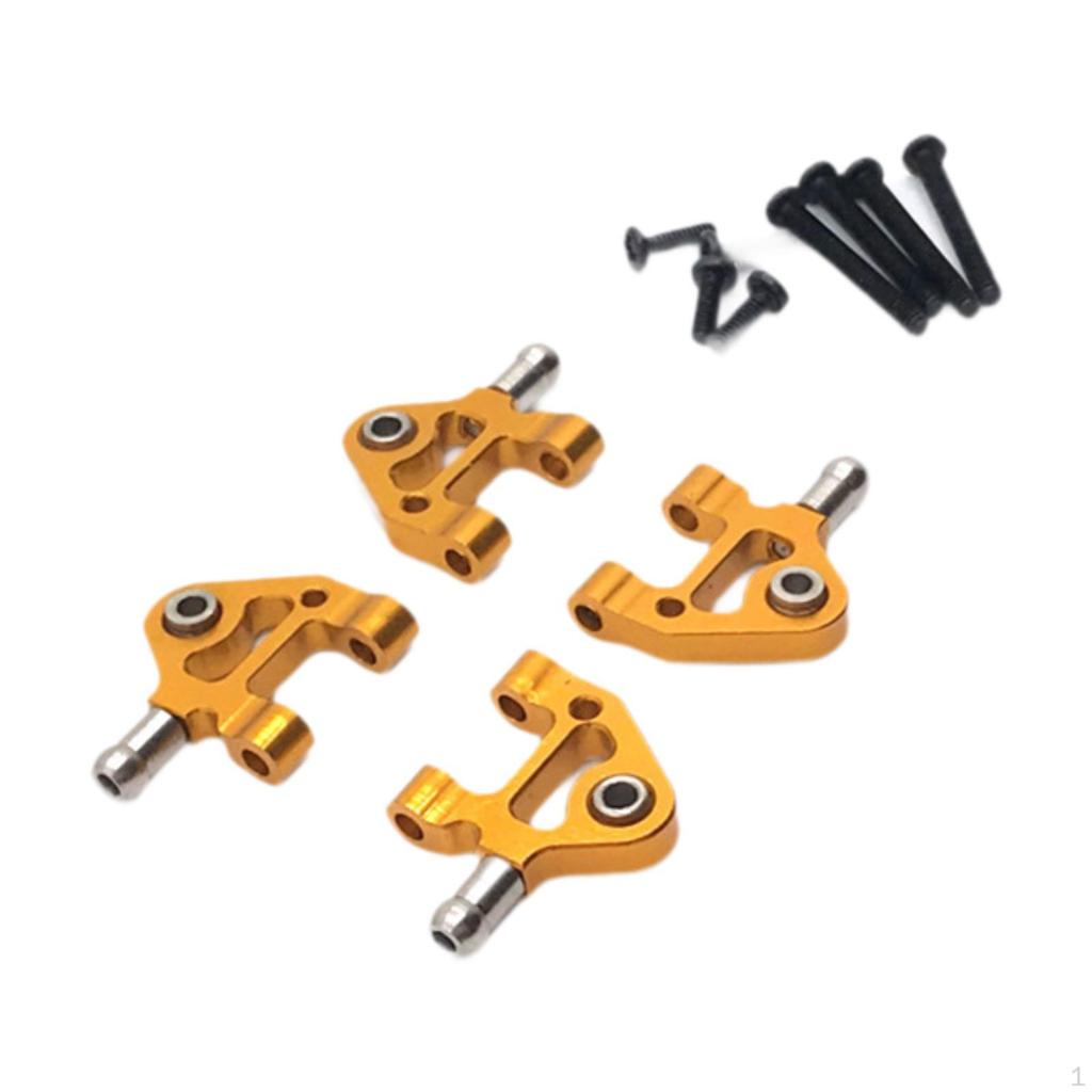 1/28 Scale RC Rear Lower Swing Arm Replacement, Installable Fixed Metal Spare Parts, Car