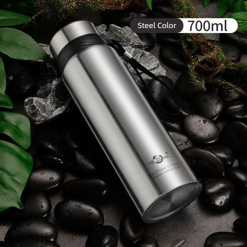 Smart 304 Stainless Steel Large Capacity Vacuum Cup for Male and Female Students Indoor Outdoor Portable Business Tea Making Water Cup
