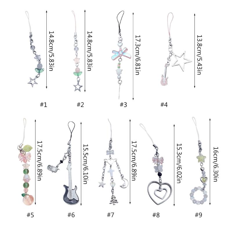 DIY Handmade Backpack Accessory Phone Lanyard Phone Charm Sweet Phone Accessories Phone Strap Sweet Phone Pendant