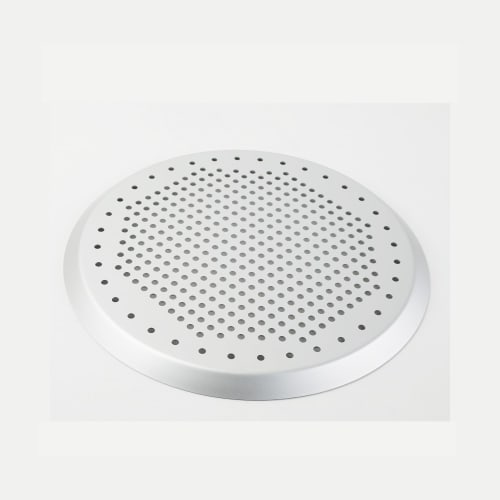 KASHIBAKER 9-inch Aluminum Pizza Pan/Plate, 226mm Inner Diameter X 15mm Height, Perforated, High Heat Conductivity, for Commercial Use