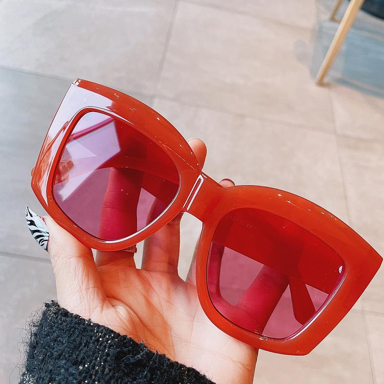 New Fashion Large Frame Sunglasses Women's Brand Designer Luxury Sun Glasses Outdoor Leisure Women Eyewear UV400