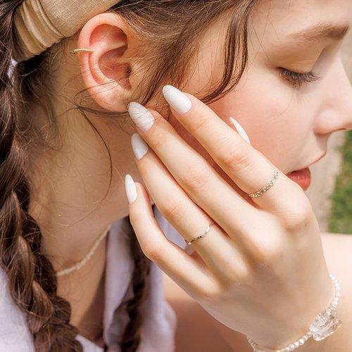 

MUZMAK Reusable Nail Tips Triple White Almond