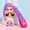 New KPOP Demon Team Keychain, Tiger Character PVC Figure Keychain, Cute Harajuku Style Key Ring for Kids & Fans Halloween