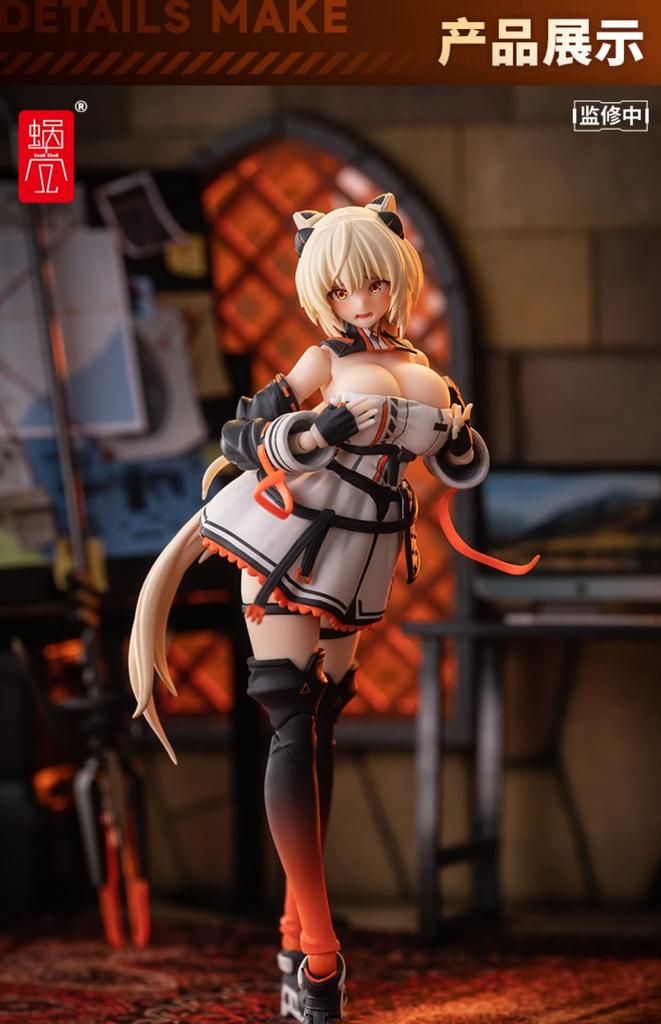 Scale Finished Sakura Girl NO1 B Beautiful Girl Movable Figure Toy Weapon Set 7th Edition [Kanokara] 1/12 Ane-sama [Used]