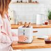 Tefal TT6941 Sense Dijital Tost Makinesi 2 Otomatik Orta Yuva 7 Seviye Gösterge Işığı 850W Beyaz