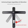 Broken Bridge Aluminum Alloy Door Lock, Swing Door, Plug-in Multi-point Handle Lock