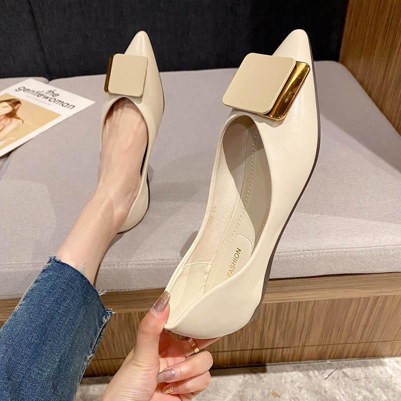 

Модная весенняя обувь женская дизайнерская кожаная обувь на плоской подошве женская с металлической пряжкой слипоны лоферы удобные кроссовки мокасины женские повседневные балетки 5 абрикосовый