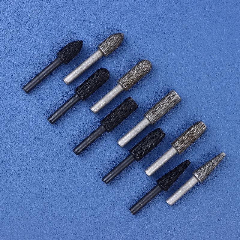 5Pcs Premium Burr Set - High-Speed Cutting, Wood Carving, Rotary Rasp Drill Bit Files For Woodworking, Carpentry, Engrav