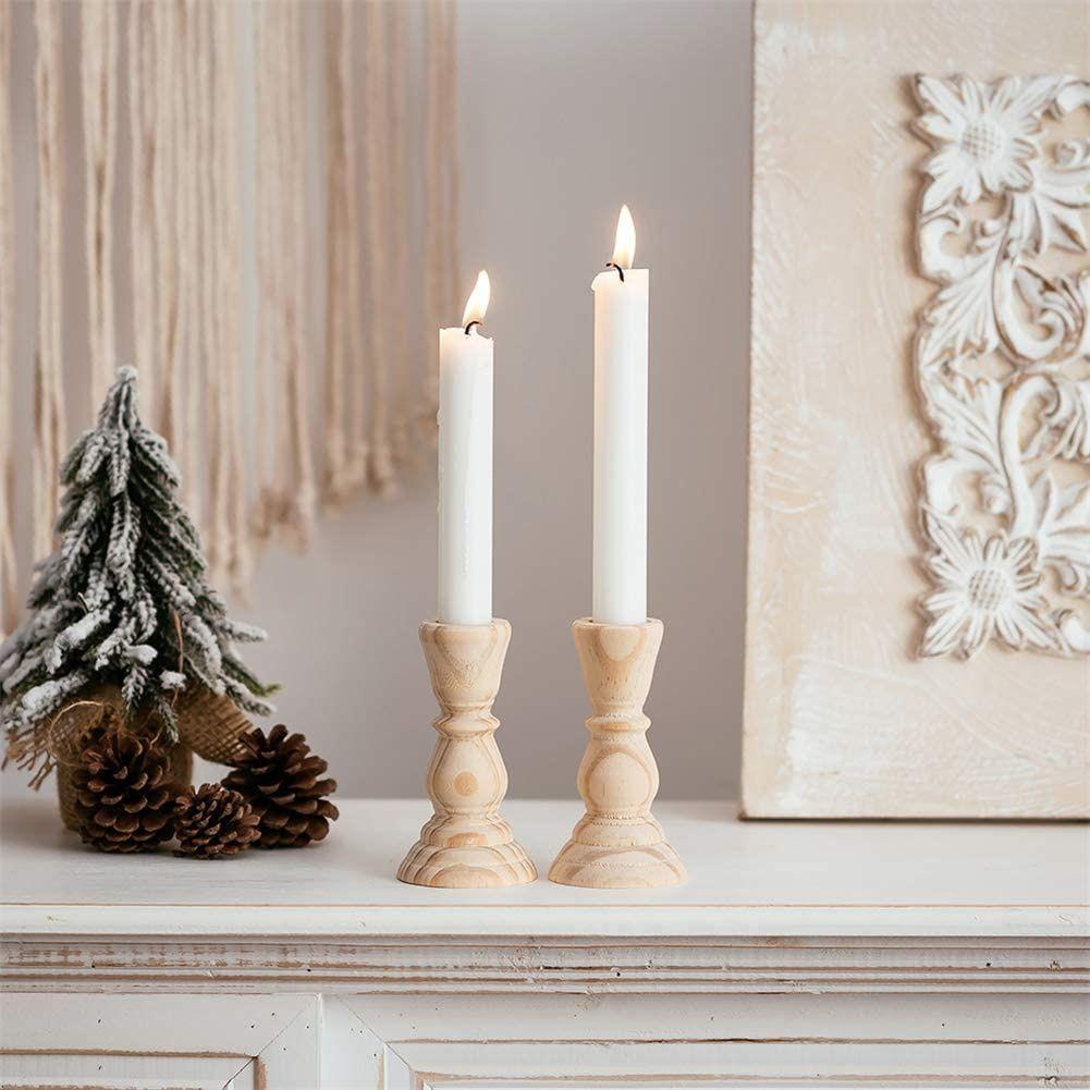 Party Home Wedding Classic Craft Wood Candle Stand Candelabros Candlesticks Holders Candle Holders