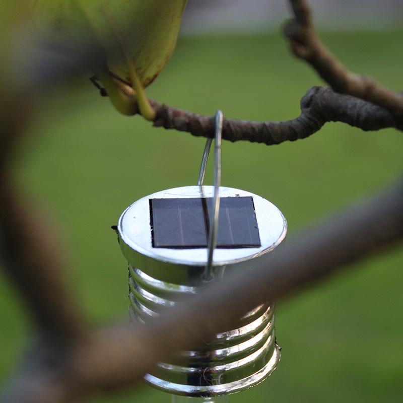 Wasserdichte Solar-LED-Hängelampe für den Außenbereich - Lichtgesteuerte Pendelleuchte für Garten, Rasen und Hof