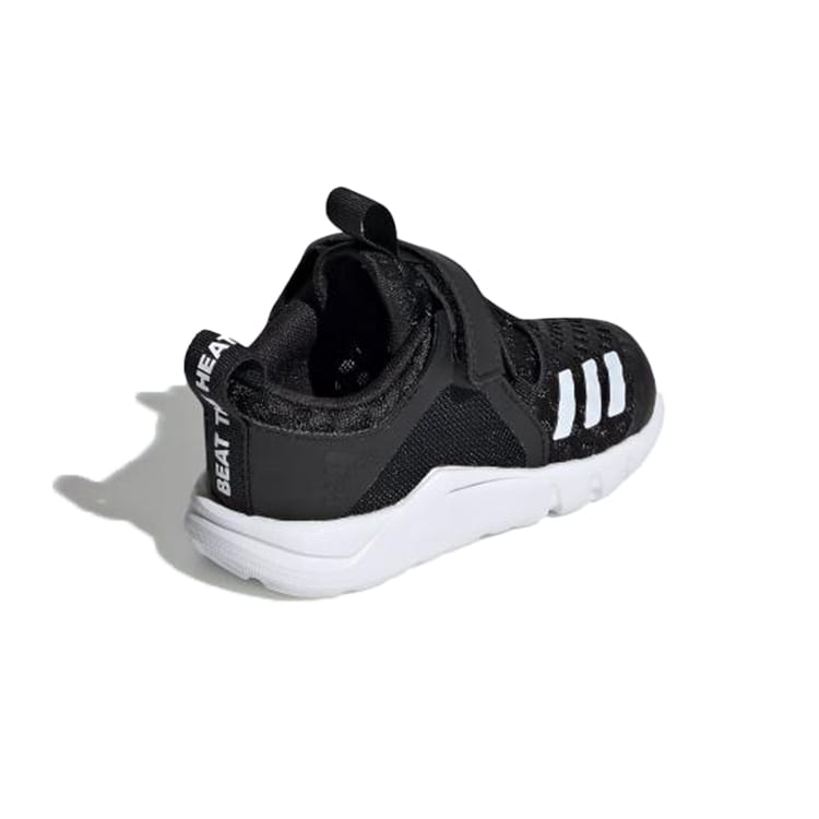 Adidas Rapidafle Abrasion Resistant Breathable Low top Toddler Shoes Black White Infant And Toddler G28706